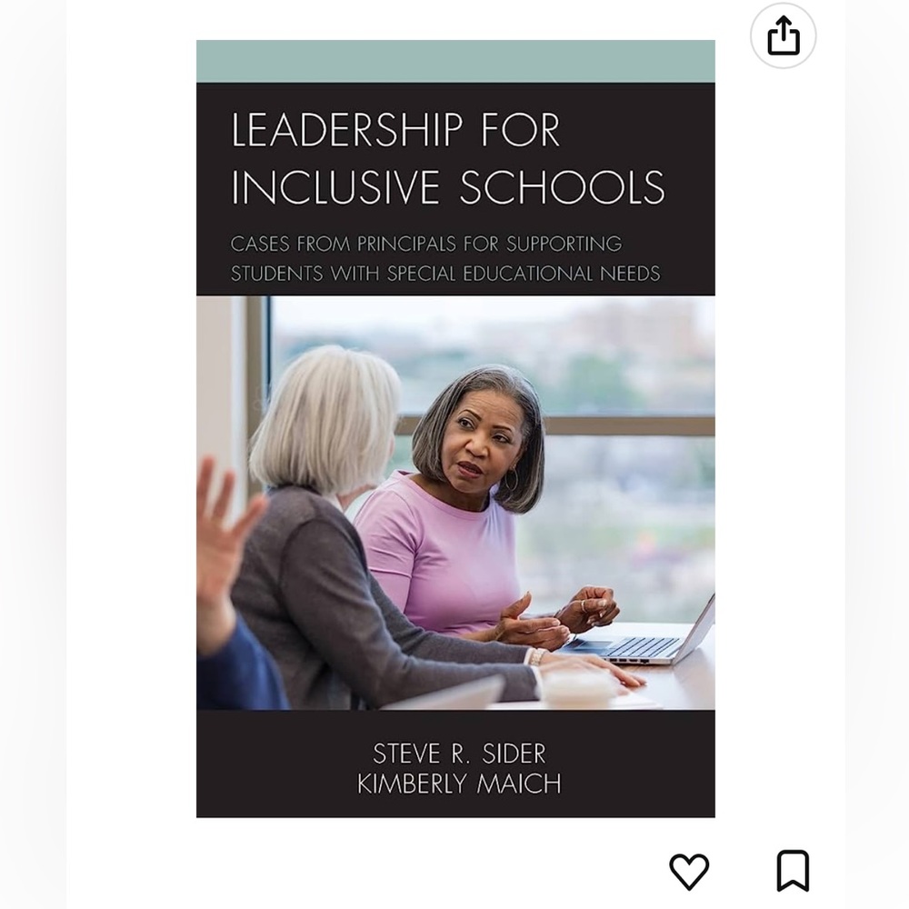 📚Book | NWT Leadership for Inclusive Schools: Real Cases from Real Leaders